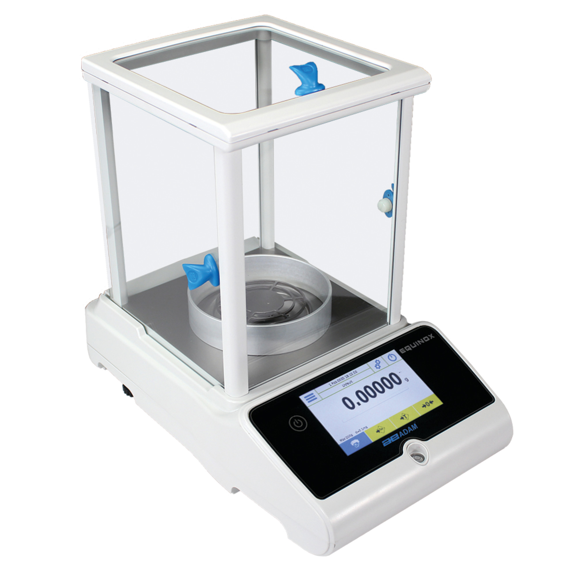 Adam Equipment, Equinox Semi-Micro Balance 62g / 120g x 0.01mg/ 0.1mg, Platform Width 3.1 in, Model# EAB 125I